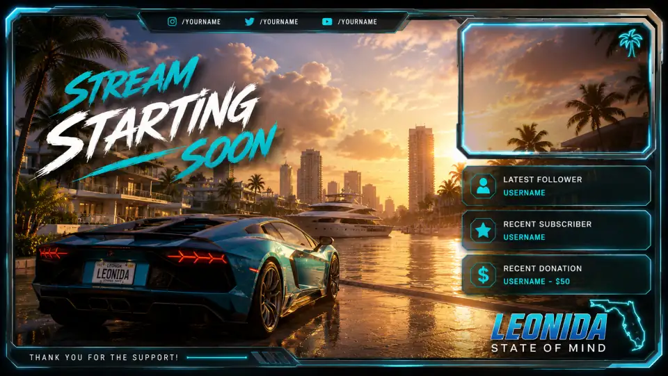 Keys Sunset Stream Kit